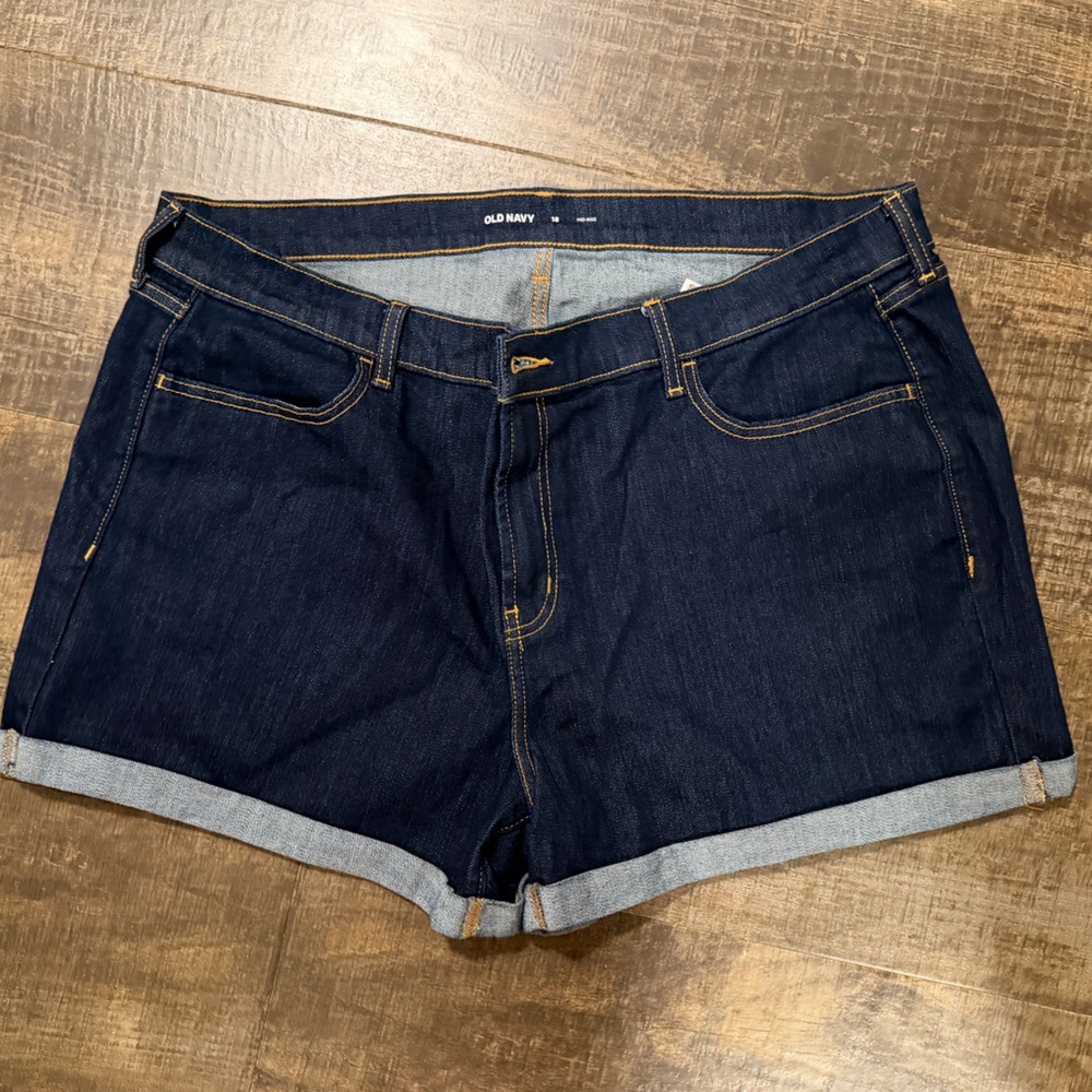 Old Navy Dark Blue Denim Shorts